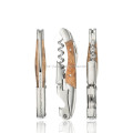 High quality Double hinge Rose Wood handle corkscrew waiter corkscrew